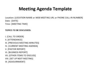 What Are Some Examples of Meeting Minutes?